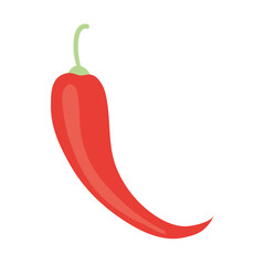 red chili icon, colorful design