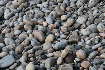 Stone surface along shore