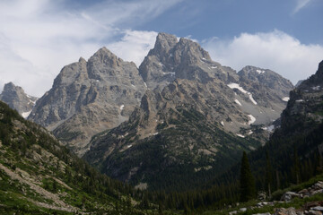 Grand Teton National Park as seen from Paintbrush Divide trail