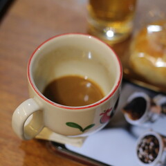 cup of coffee with sugar