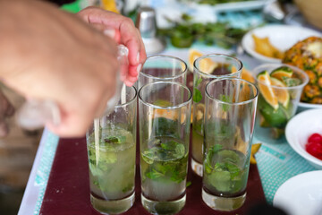 glass of mojito