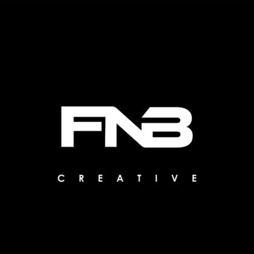 FNB Letter Initial Logo Design Template Vector Illustration