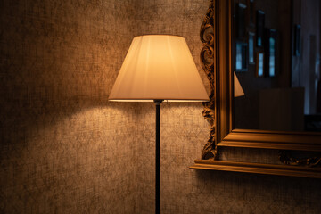 warm atmosphere of a vintage lamp