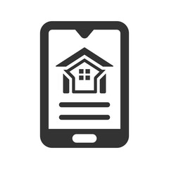 Home online mobile icon