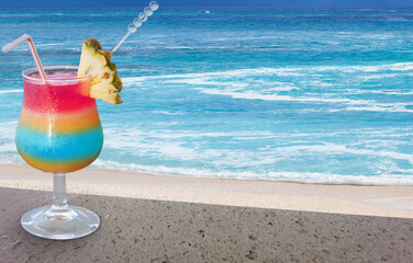 cocktail on the beach