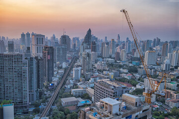 city skyline of Bangkok