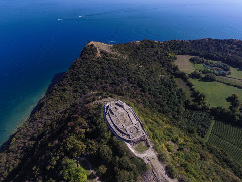 Rocca di Manerba - ITALY
spectacular view on lake, italian summer view aerial by Drone
