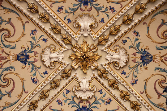 Dettaglio soffitto Villa Olmo, Como