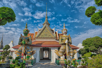 Naklejka premium temple city