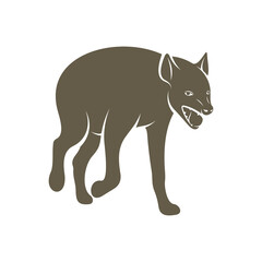 Hyena design vector illustration, Creative Hyena logo template, icon symbol