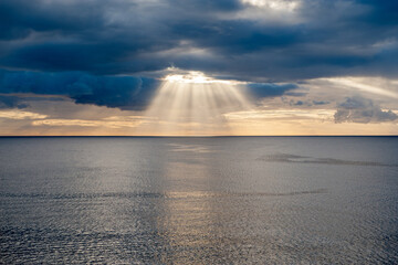 Seascape in Martinique. Martinique is a French island located in the Lesser Antilles in the eastern Carribean Sea.