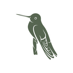 Hummingbird design vector illustration, Creative Hummingbird logo template, icon symbol