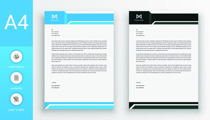 Minimalistic Letterhead template