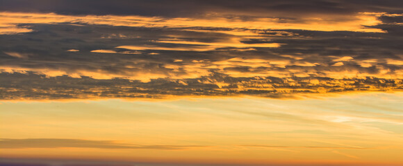 sunset in the mountains