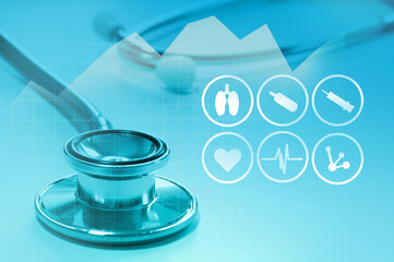 Medical innovation and healthcare service concept
