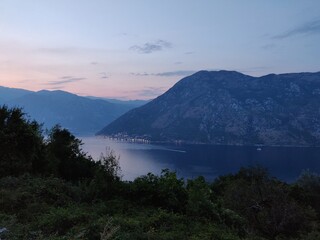 Obraz premium mountain in the evening 