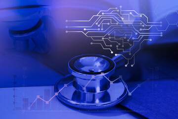 Telemedicine concept , Medical Innovation for Health