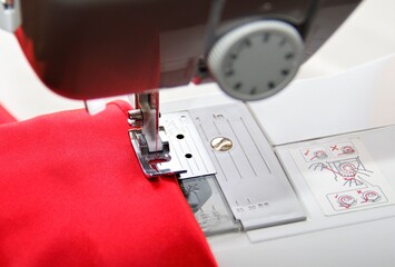sewing machine close up