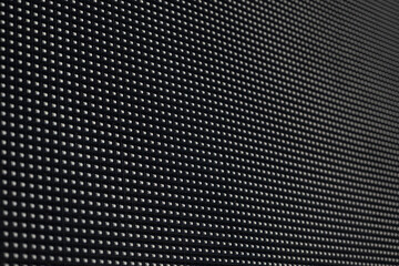 Outdoor modular LED panels as a decoration on the stage. Close up image.