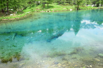 Valle d'Aosta Cervinia Lago Bleu