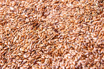 texture of a variety of ripe flaxseed