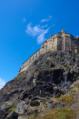 Fototapeta na wymiar スコットランド　エディンバラ城　城壁