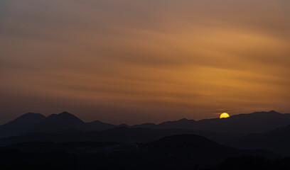 Spectacular photographs of sunsets in Molise
