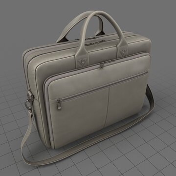 Leather laptop handbag 2
