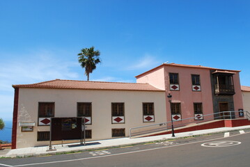 Fototapeta na wymiar Kanaren - La Palma - Santo Domingo de Garafia - Ortsansicht