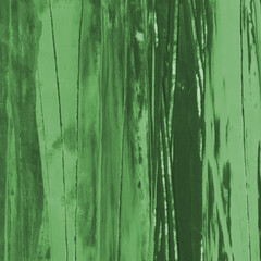 Modern contemporary acrylic background. Green texture made with a palette knife. Abstract painting on paper. Mess on the canvas.