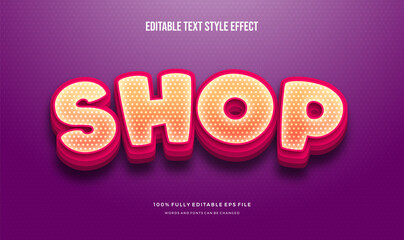 cute text style effect. Editable change fonts. vector file