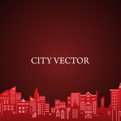 City Vector illustration, City background vector illustration.