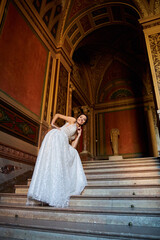 bride in wedding dress