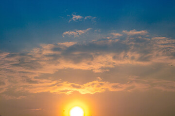 sun and clouds