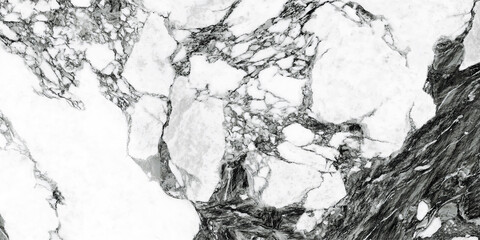 White marble texture shot through with deep veining (Natural pattern for backdrop or background,...