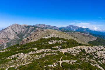 Fototapeta premium Sur les crêtes du Cap Corse