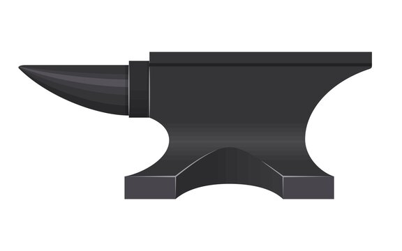 recommend clip art: Iron Anvil isolated on white background. Blacksmith anvil tool vector illustration