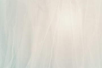 Obraz premium Vintage white tulle chiffon texture background
