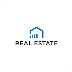 Investment Home Logo Featuring Property and Financial Elements for Real Estate and Mortgage, Modern Minimalist Design with Abstract Building and Apartment Symbol for Business Brand Identity