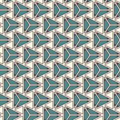 Fototapeta na wymiar Contemporary geometric pattern. Repeated triangles ornament. Modern abstract background. Seamless geo design wallpaper