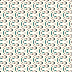 Contemporary geometric pattern. Repeated triangles ornament. Modern abstract background. Seamless geo design wallpaper