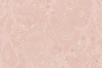 Creamy marble ink texture on watercolor paper background. Marble stone image. Bath bomb effect. Psychedelic biomorphic art.