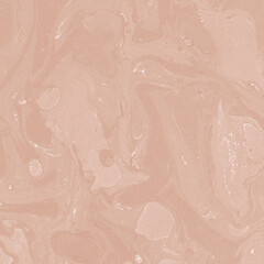 Creamy marble ink texture on watercolor paper background. Marble stone image. Bath bomb effect. Psychedelic biomorphic art.