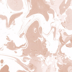 Creamy marble ink texture on watercolor paper background. Marble stone image. Bath bomb effect. Psychedelic biomorphic art.
