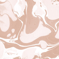 Creamy marble ink texture on watercolor paper background. Marble stone image. Bath bomb effect. Psychedelic biomorphic art.