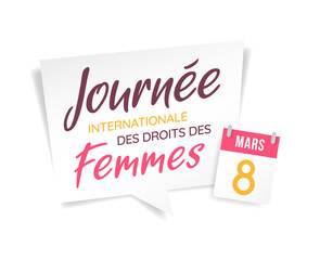 Journée Internationale des droits des Femmes - 8 Mars