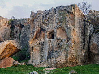 Phrygia Valley, Ancient Midas City in Eskisehir Yazilikaya, Turkey