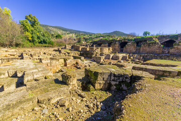 Remains of the palace of Agrippas II, Banias Nature Reserve