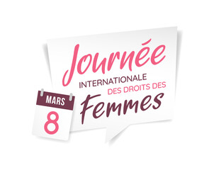 Journée Internationale des droits des Femmes - 8 Mars