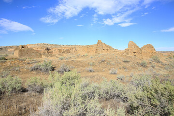 Chaco Culture National Historical Park in New Mexico, USA, Indian ruins